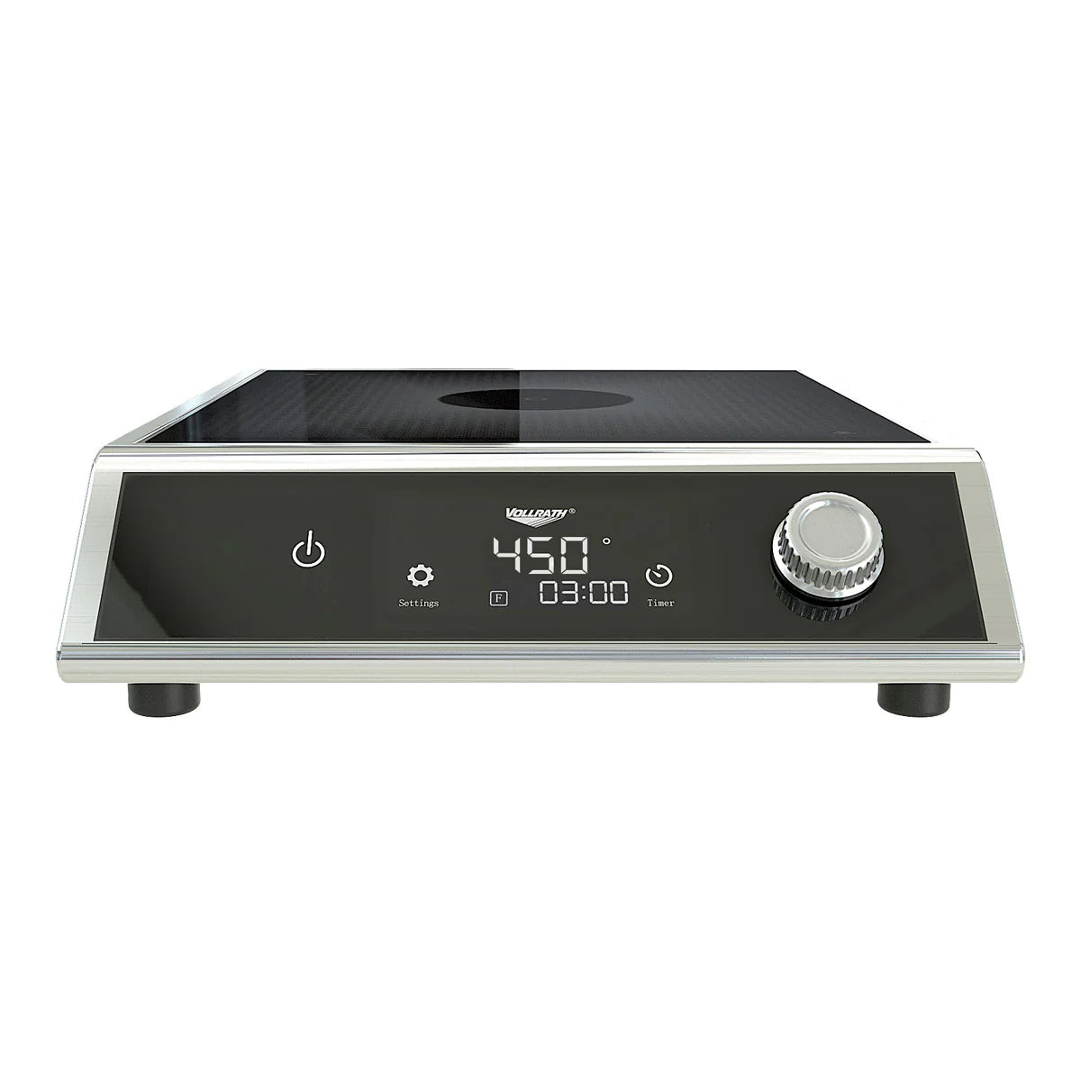 Vollrath MPI4-1800 4 Series Countertop Medium Power Induction Range w/ Control Knob, 1800 watts