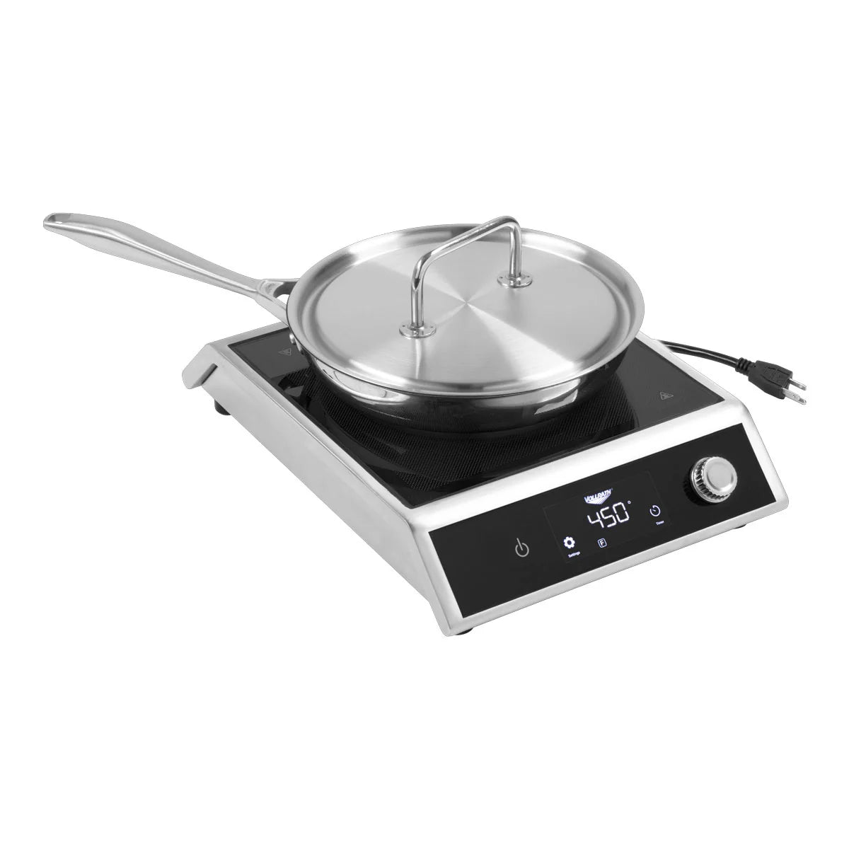 Vollrath MPI4-1800 4 Series Countertop Medium Power Induction Range w/ Control Knob, 1800 watts