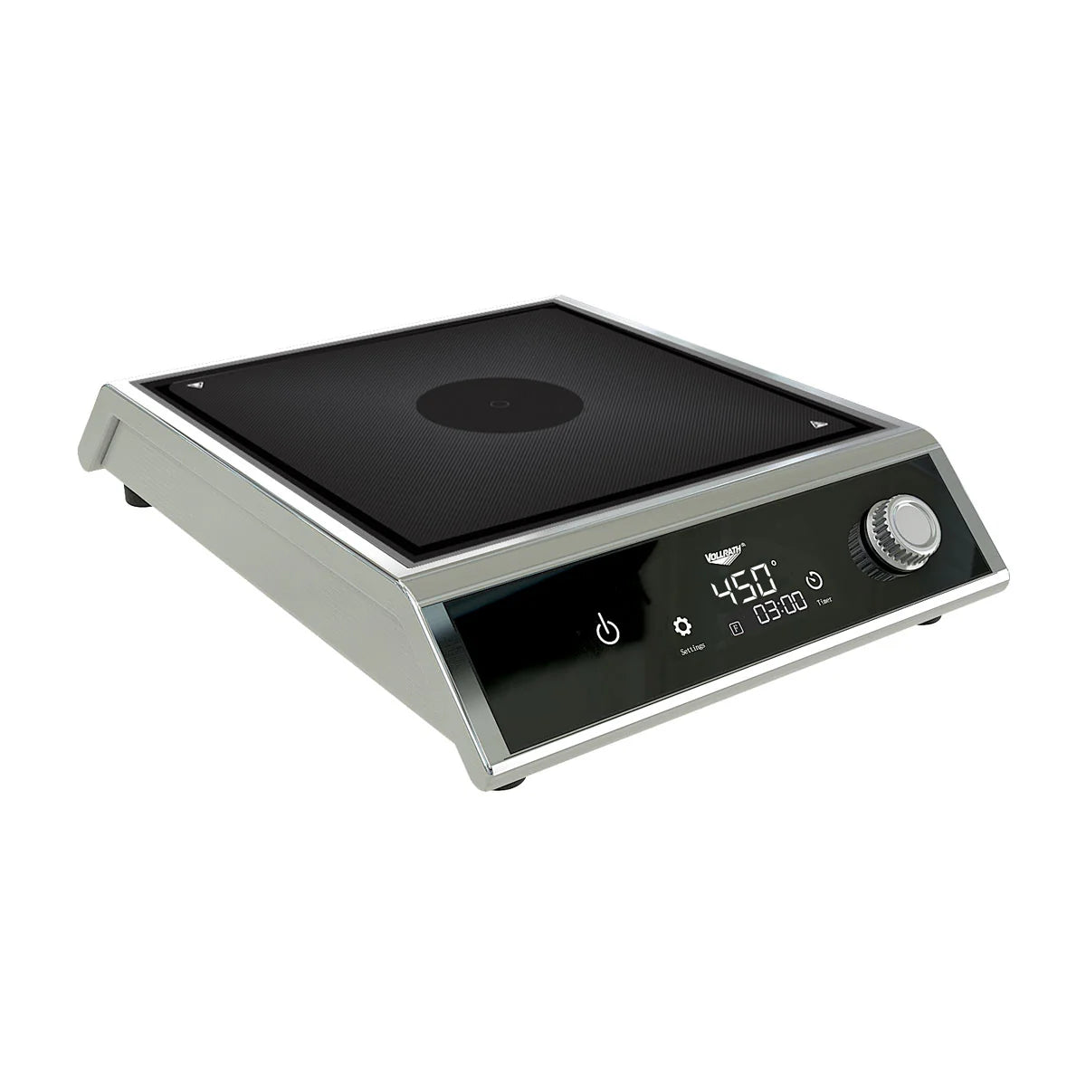Vollrath MPI4-1800 4 Series Countertop Medium Power Induction Range w/ Control Knob, 1800 watts