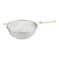 Stainless Steel Medium Mesh Strainer w/ Wooden Handle, 6-1/4