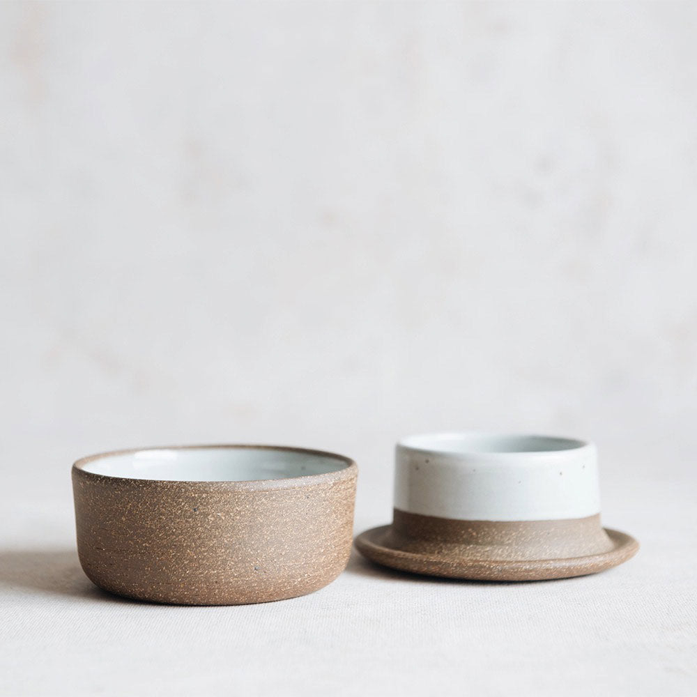 Rustic Ceramic Butter Keeper