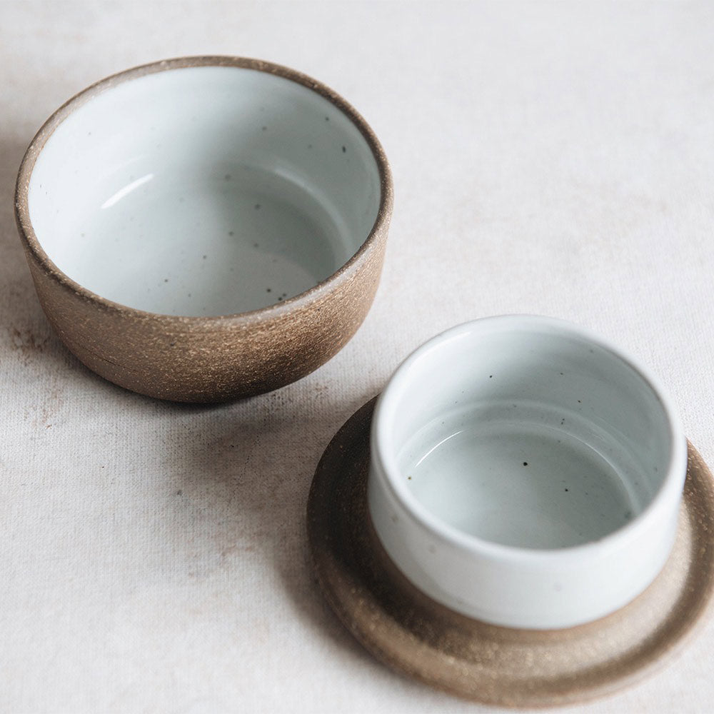Rustic Ceramic Butter Keeper