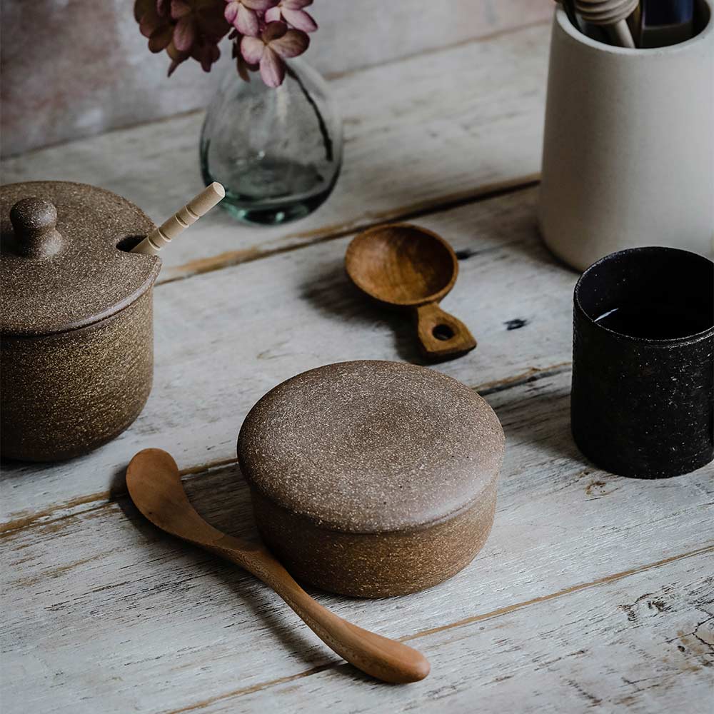 Rustic Ceramic Butter Keeper